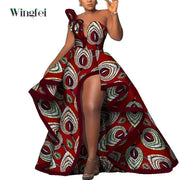Dashiki Party Dresses Fashion Robe Africaine Ankara Floral Print Maxi Long Strapless Dresses African Dresses for Women WY6981