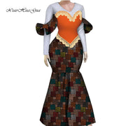 Women African Plus Size Evening Dresses Wedding Party Long Luxury Lace Gown Bodycon Mermaid Dress Ankara Dresses Clothing WY1490