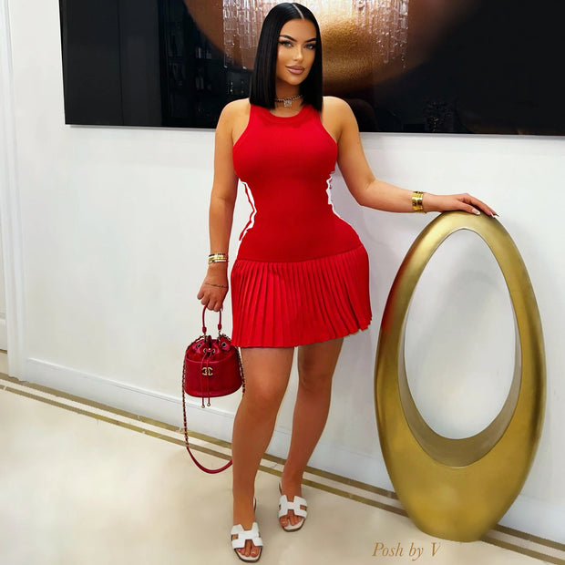 Summer Fashion Solid Dress Women Sexy Off The Shoulder Short Sleeve High Waist Ruffle Edge Short Dress Elegant Slim Fit Dress