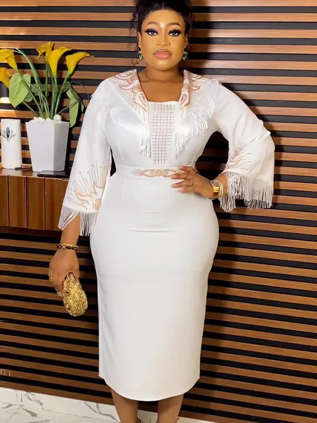 African Dresses for Women Plus Size Lady Africa Clothes Dashiki Ankara Outfits Gown Kaftan Muslim Wedding Party Long Maxi Dress