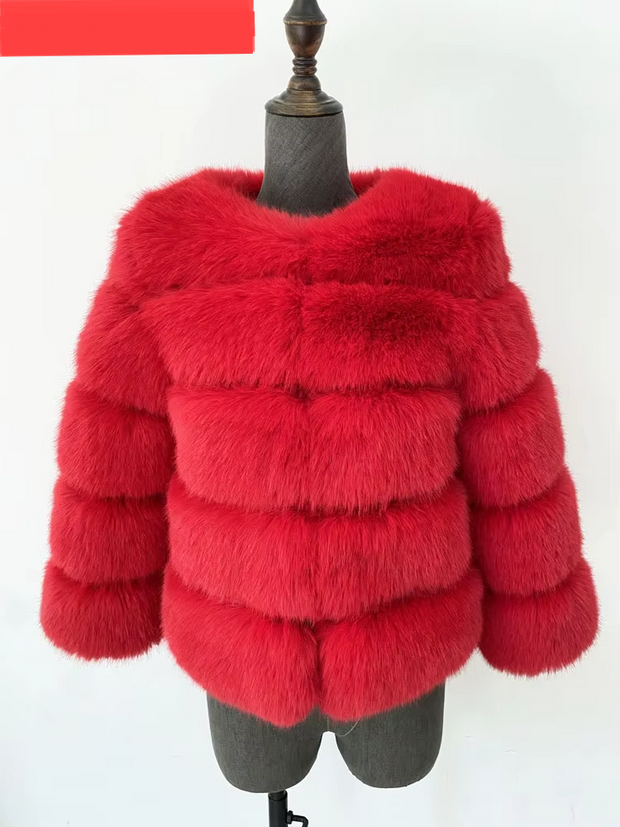 ZADORIN S-5XL Mink Coats Autumn Winter Fluffy Black Faux Fur Coat Women Elegant Thick Warm Faux Fur Jackets For Women 2024 Tops