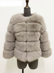ZADORIN S-5XL Mink Coats Autumn Winter Fluffy Black Faux Fur Coat Women Elegant Thick Warm Faux Fur Jackets For Women 2024 Tops